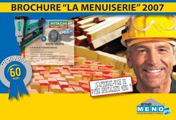 BROCHURE “la mEnUisERiE” 2007