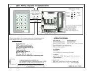 SPECIFICATIONS: 232xt Wiring Diagrams and ... - Linear