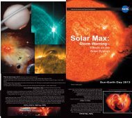 SED 2013 folder.indd - Sun Earth Day 2005 - NASA