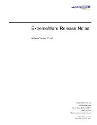 ExtremeWare Release Notes - filibeto.org