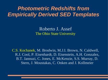 Photometric Redshifts from Empirically Derived SED Templates