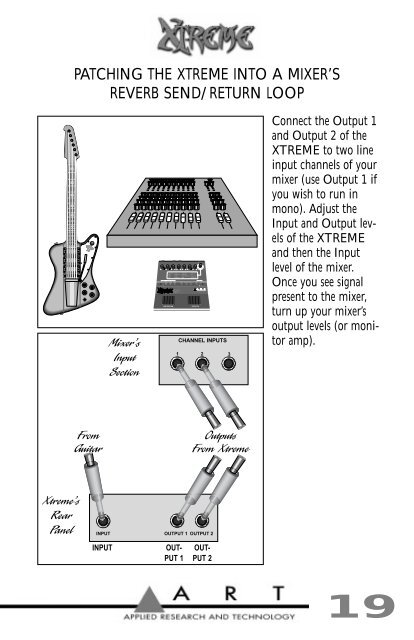 A.R.T. Extreme (guitar processor) User's Guide