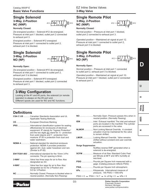 Catalogs - Parker Hannifin Corporation