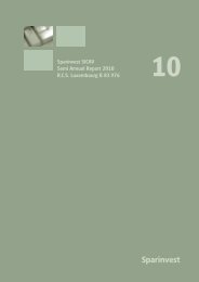 Sparinvest SICAV Semi Annual Report 2010 R.C.S. Luxembourg B ...