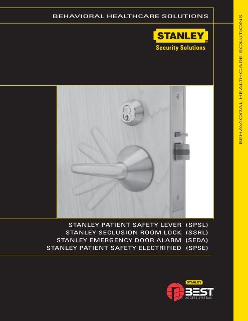 Stanley patient safety lever - Best Access Systems