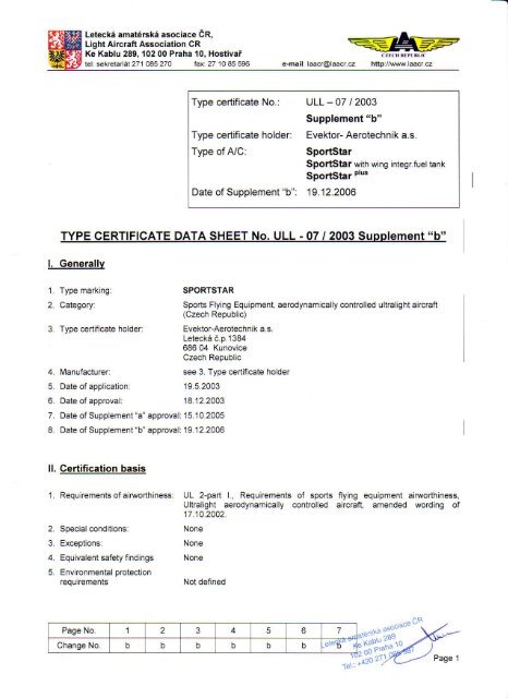 Sportstar Tcds Supplement B