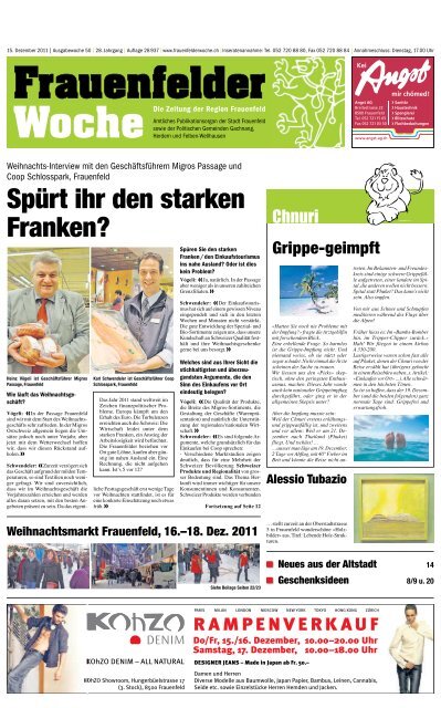 Das Modehaus In Frauenfeld Fur Trendige Business E Paper