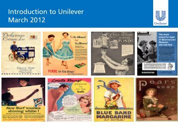 Introduction to Unilever presentation