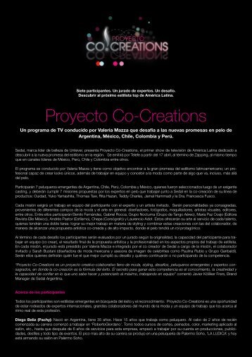 Gacetilla de Proyecto Co Creation - Unilever