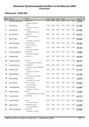 Deutsche Seniorenmeisterschaften im ... - GYMmedia.com