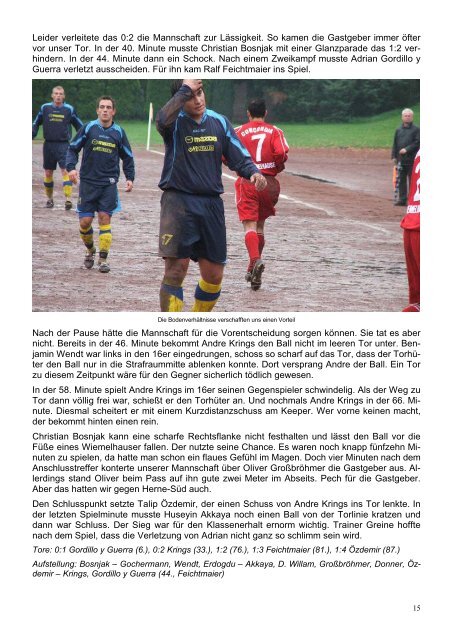 SSV/FCA Rotthausen - SC Weitmar 45