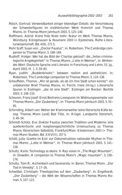 PDF-Liste für das Jahr 2004 - Thomas Mann