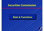 Policy and Development Division - Securities Commission Malaysia