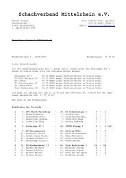 Ergebnisse im pdf-Format - Schachverband Mittelrhein e. V.