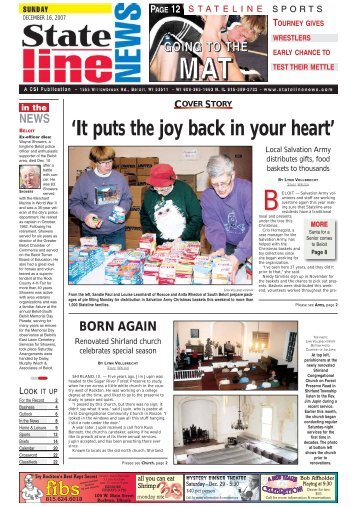 'It puts the joy back in your heart' - Community Shoppers, Inc.