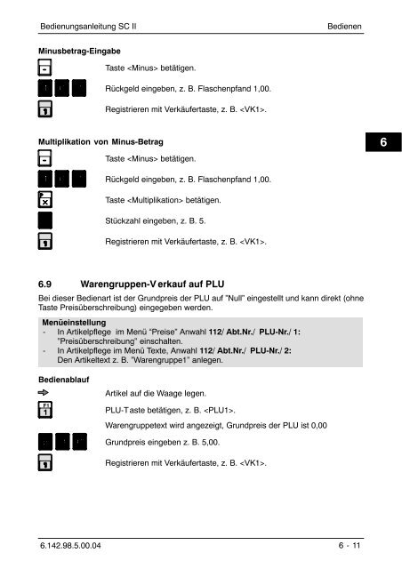 Bedienungsanleitung SC II