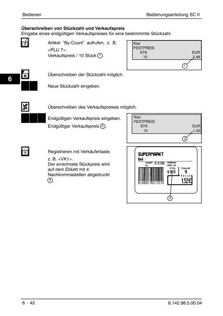 Bedienungsanleitung SC II