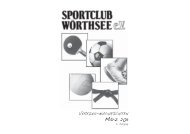 März - Sport-Club Wörthsee eV