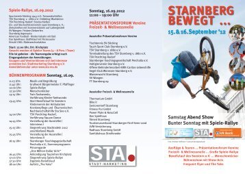 STA bewegt - Stadtmarketing Starnberg