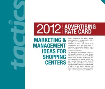 RATE CARD - Tactics Magazine