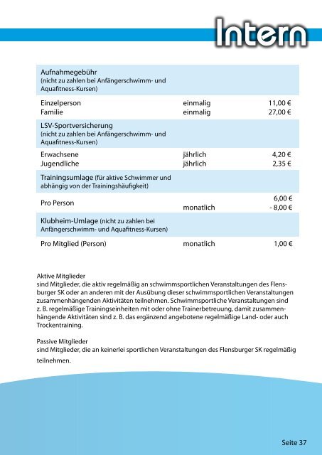 FSK-Aktuell - Flensburger Schwimmklub