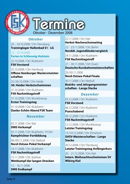 FSK-Aktuell - Flensburger Schwimmklub