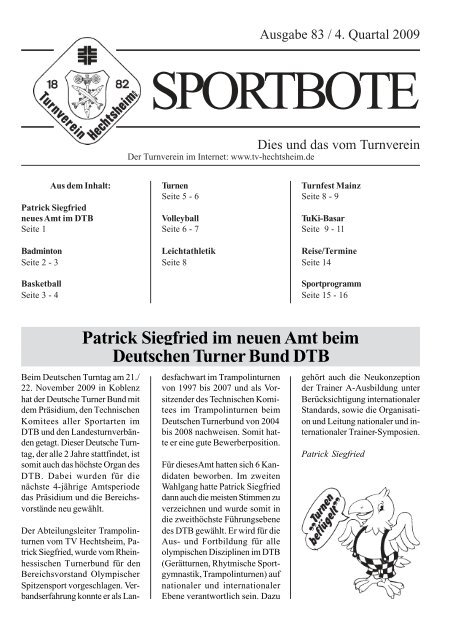 Ausgabe 4.Quartal - TV Hechtsheim