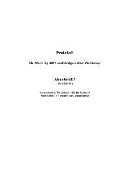 Protokoll Abschnitt 1