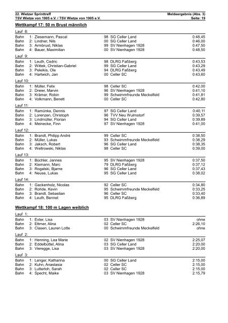 Sprint-Meldeergebnis.pdf - beim TSV Wietze