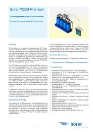 Borer PCDS-Premium - Borer Chemie