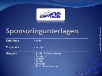 Umfrage Schwimmschule - Schwimmteam Domat/Ems