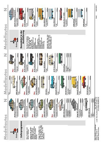 N Modellautos N Modellautos N Modellautos - Gabor Modelle