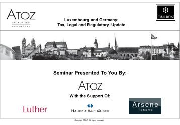 Seminar Presented To You By: - Atoz