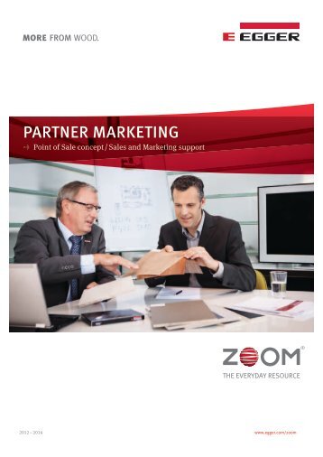 Partner marketing catalogue (PDF) - Fritz Egger GmbH & Co.