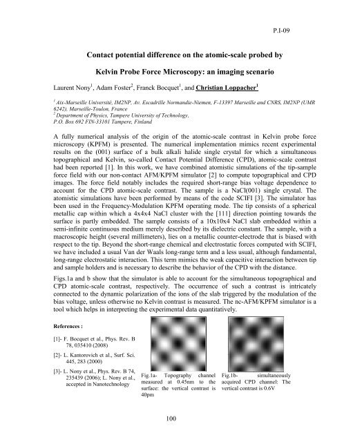 Noncontact Atomic Force Microscopy - Yale School of Engineering ...