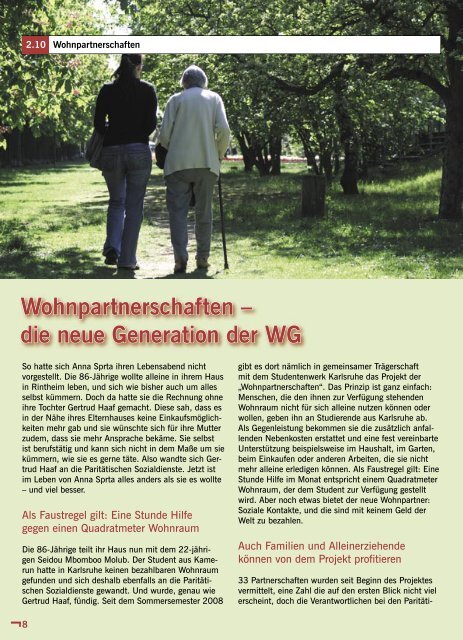 Stadtteilmagazin für Ost-Karlsruhe Ausgabe 25 · 2, 2010