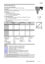 33.051/1 Sauter Components DSU: Druck-Messumformer - Sauter AG