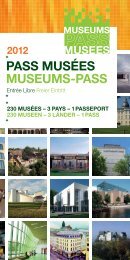 PASS MUSÉES MUSEUMS-PASS - Oberrheinischer Museumspass