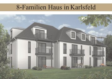 8-Familien Haus in Karlsfeld - Wohnungsbau Nickol