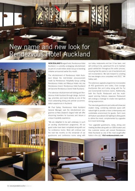 Issue 21 2012.pdf - New Zealand Corporate Traveller Magazine