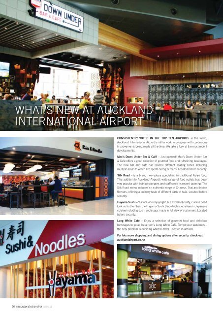 Issue 21 2012.pdf - New Zealand Corporate Traveller Magazine