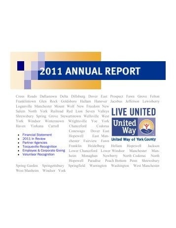 2012 Annual Report - United Way of York County