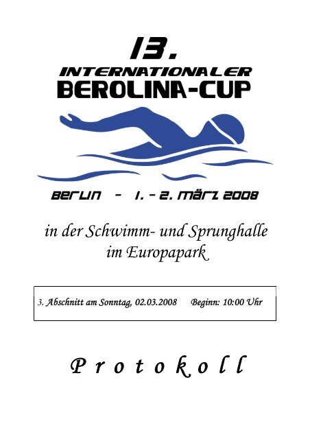 3 - Berolina-Cup