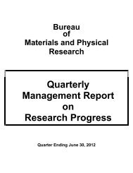 Quarterly Management Report on Research Progress - Illinois ...