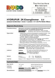 HYDRUPUR 2K-Eisenglimmer E-0 (wasserverdünnbar / innen + ...