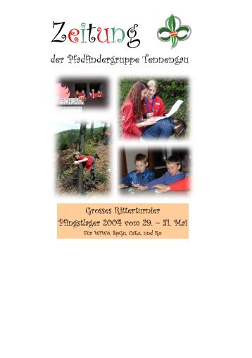 Ausgabe 01 2003/2004 - Pfadfindergruppe Tennengau