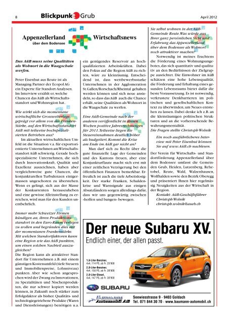 Ausgabe April 2012 - Gemeinde Grub