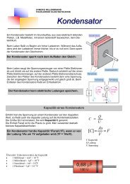 Kondensator - Heinrich Kleyer Schule