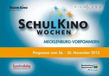 Programmkatalog Schulkinowochen M-V