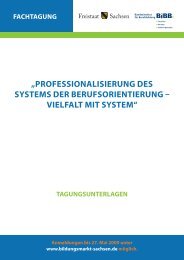 professionalisierung des systems der berufsorientierung – vielfalt